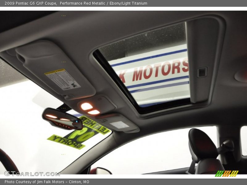 Performance Red Metallic / Ebony/Light Titanium 2009 Pontiac G6 GXP Coupe