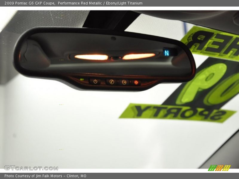 Performance Red Metallic / Ebony/Light Titanium 2009 Pontiac G6 GXP Coupe