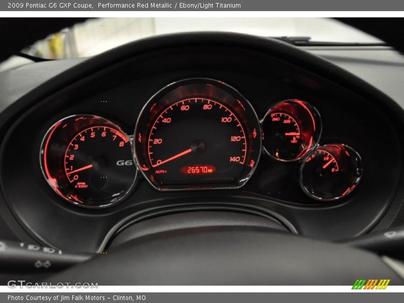 Performance Red Metallic / Ebony/Light Titanium 2009 Pontiac G6 GXP Coupe