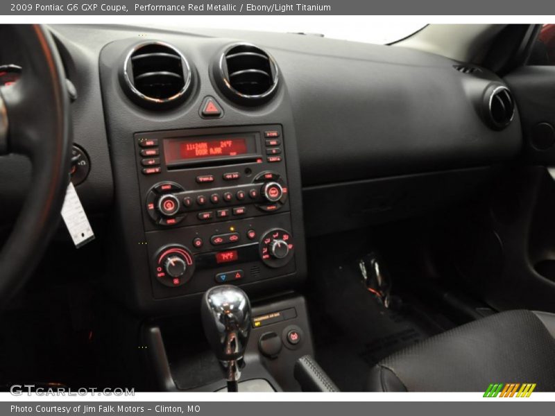 Performance Red Metallic / Ebony/Light Titanium 2009 Pontiac G6 GXP Coupe