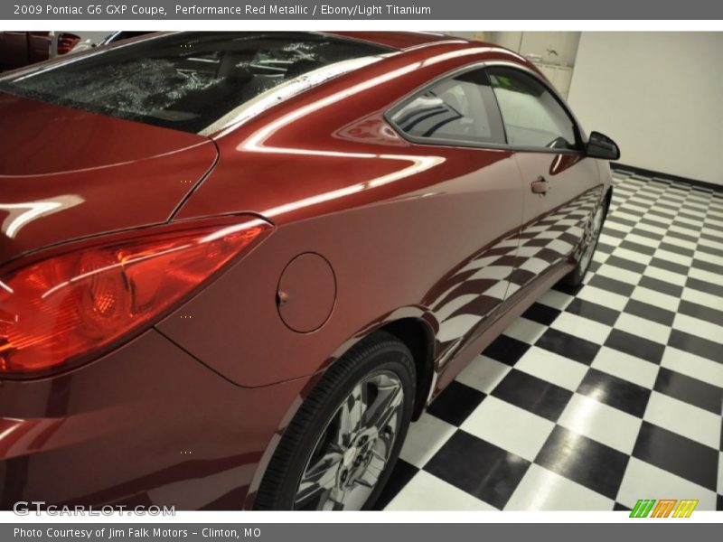 Performance Red Metallic / Ebony/Light Titanium 2009 Pontiac G6 GXP Coupe