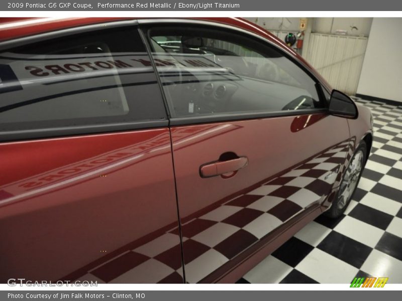Performance Red Metallic / Ebony/Light Titanium 2009 Pontiac G6 GXP Coupe
