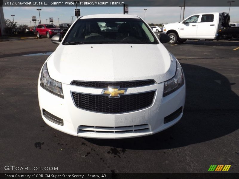 Summit White / Jet Black/Medium Titanium 2012 Chevrolet Cruze LS