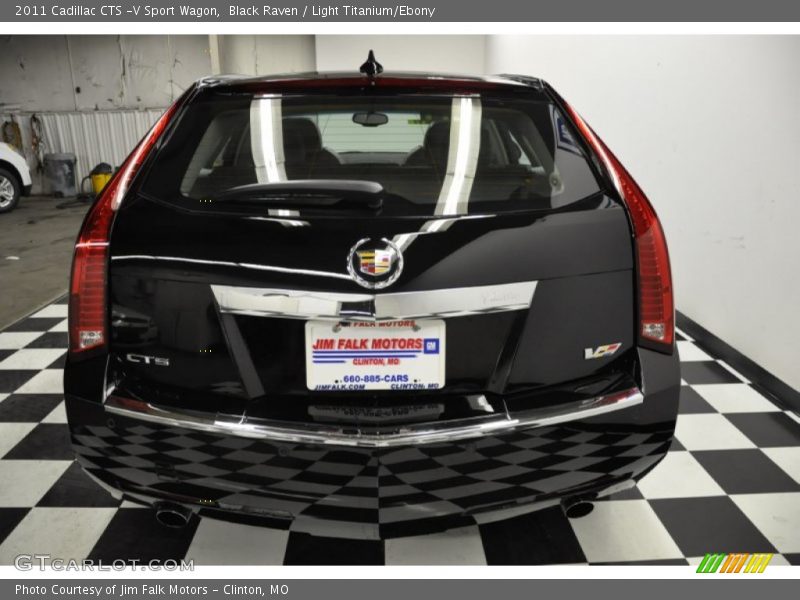 Black Raven / Light Titanium/Ebony 2011 Cadillac CTS -V Sport Wagon