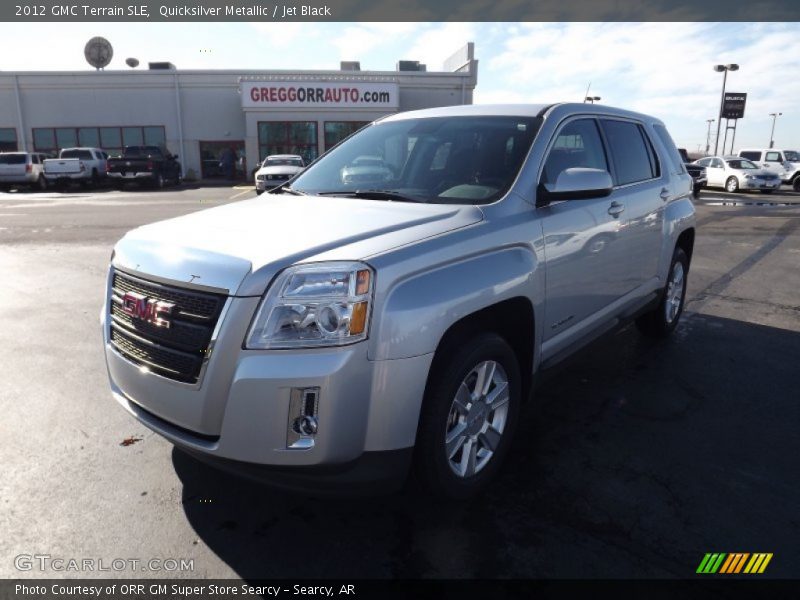 Quicksilver Metallic / Jet Black 2012 GMC Terrain SLE