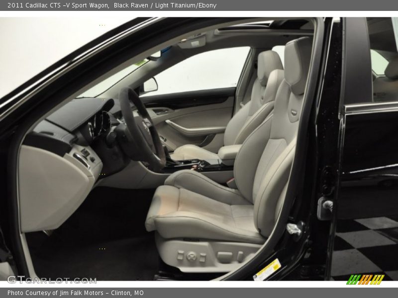  2011 CTS -V Sport Wagon Light Titanium/Ebony Interior