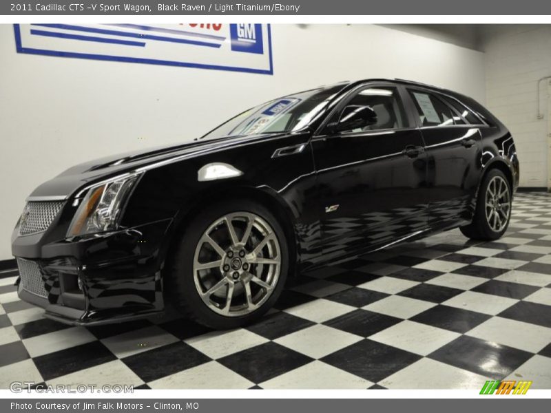 Black Raven / Light Titanium/Ebony 2011 Cadillac CTS -V Sport Wagon