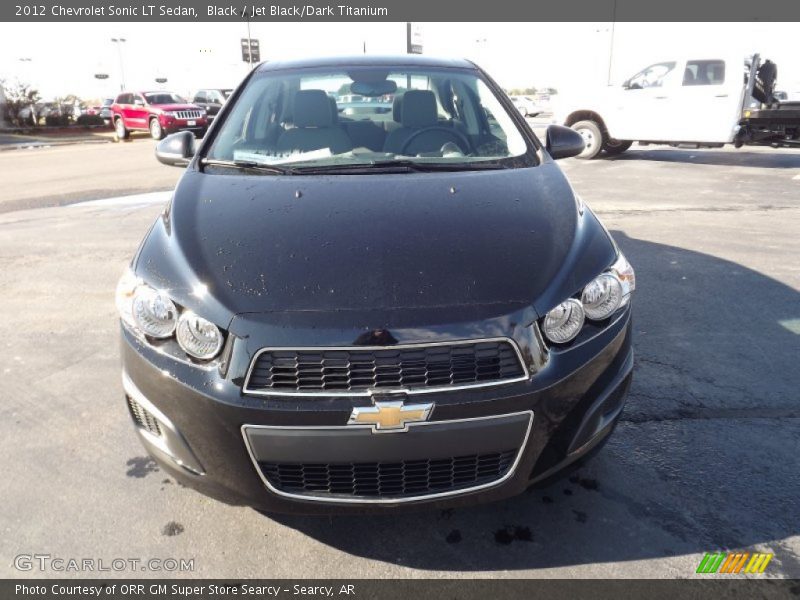 Black / Jet Black/Dark Titanium 2012 Chevrolet Sonic LT Sedan