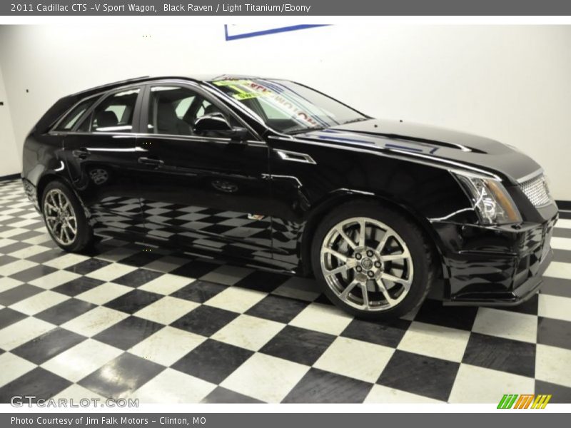 Black Raven / Light Titanium/Ebony 2011 Cadillac CTS -V Sport Wagon