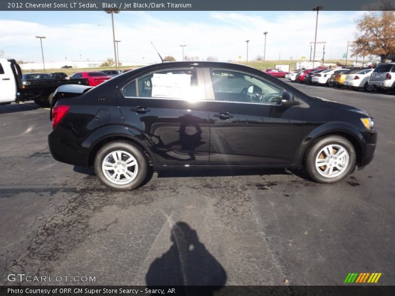 Black / Jet Black/Dark Titanium 2012 Chevrolet Sonic LT Sedan