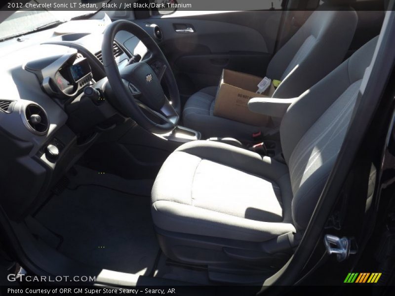 Black / Jet Black/Dark Titanium 2012 Chevrolet Sonic LT Sedan