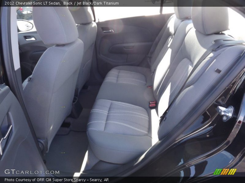 Black / Jet Black/Dark Titanium 2012 Chevrolet Sonic LT Sedan