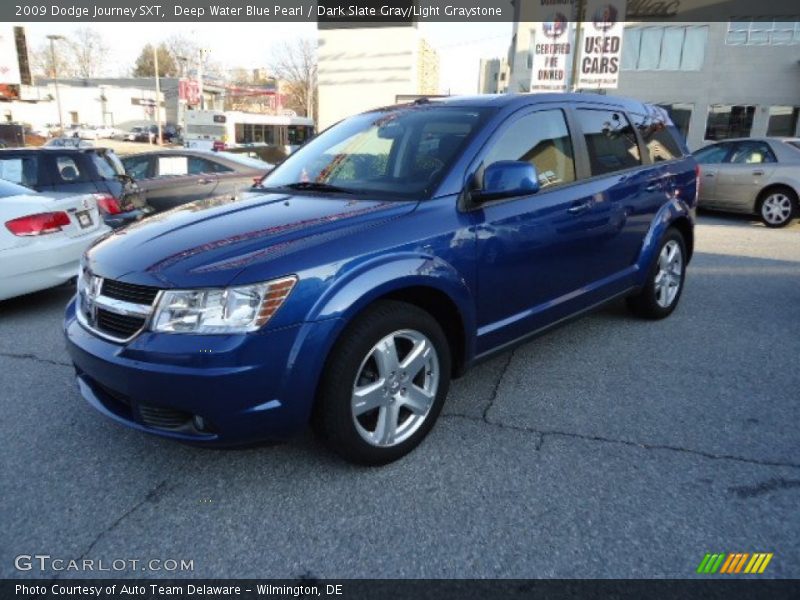 Deep Water Blue Pearl / Dark Slate Gray/Light Graystone 2009 Dodge Journey SXT