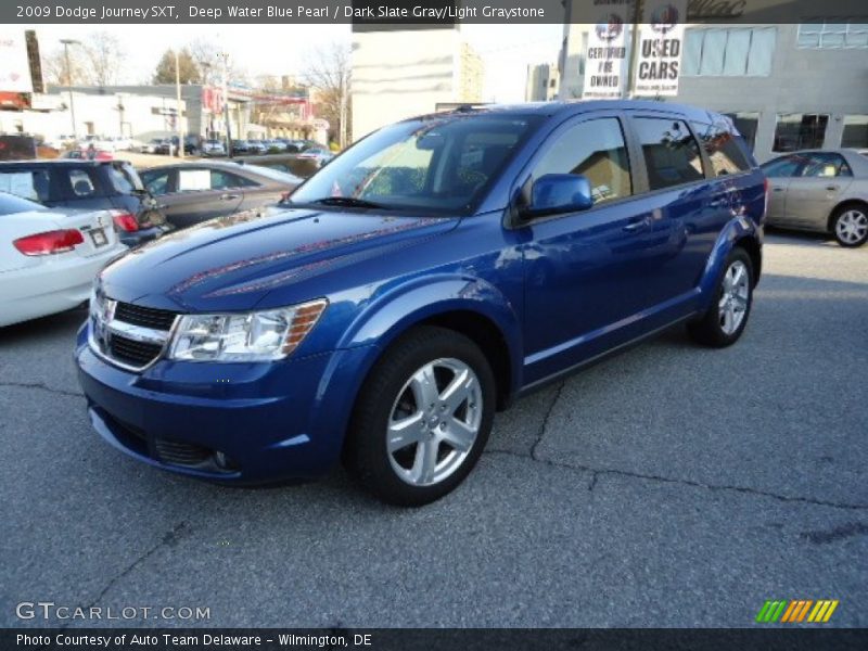 Deep Water Blue Pearl / Dark Slate Gray/Light Graystone 2009 Dodge Journey SXT