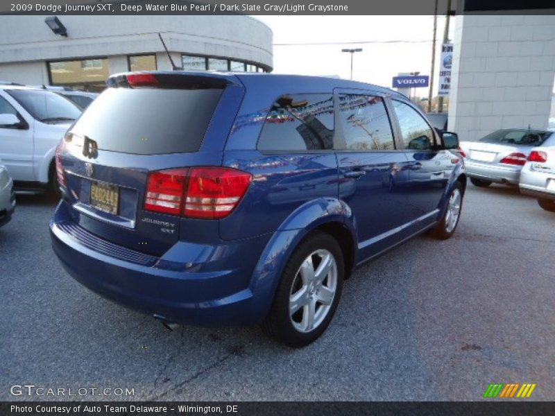 Deep Water Blue Pearl / Dark Slate Gray/Light Graystone 2009 Dodge Journey SXT
