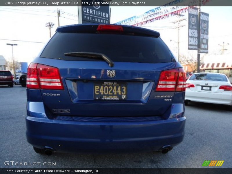 Deep Water Blue Pearl / Dark Slate Gray/Light Graystone 2009 Dodge Journey SXT