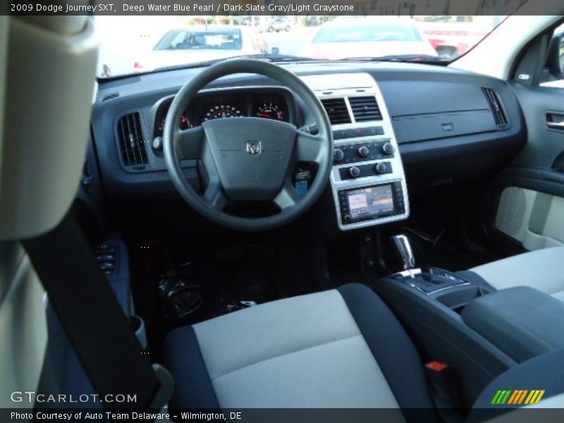 Deep Water Blue Pearl / Dark Slate Gray/Light Graystone 2009 Dodge Journey SXT