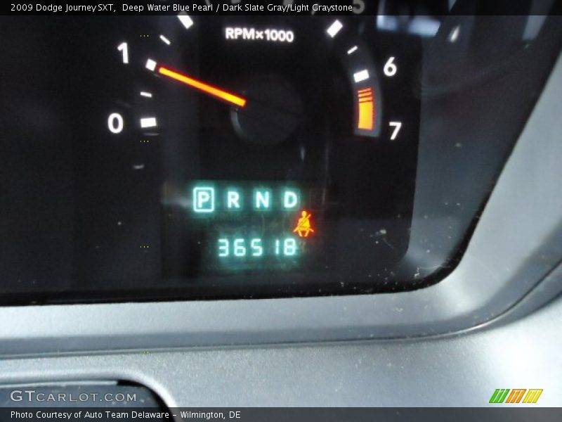 Deep Water Blue Pearl / Dark Slate Gray/Light Graystone 2009 Dodge Journey SXT