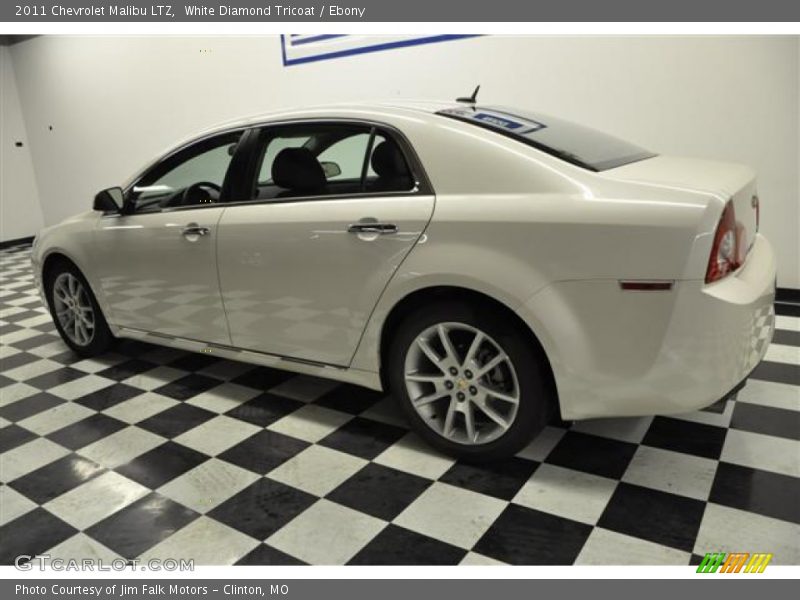 White Diamond Tricoat / Ebony 2011 Chevrolet Malibu LTZ