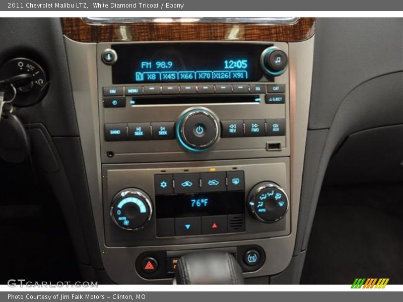 White Diamond Tricoat / Ebony 2011 Chevrolet Malibu LTZ