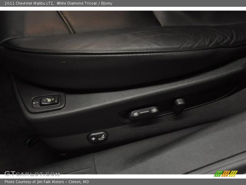 White Diamond Tricoat / Ebony 2011 Chevrolet Malibu LTZ