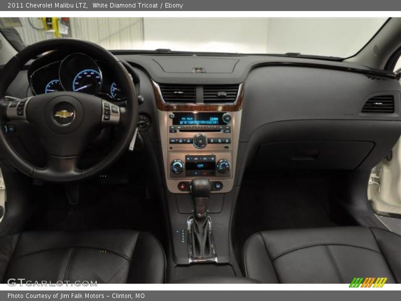 White Diamond Tricoat / Ebony 2011 Chevrolet Malibu LTZ