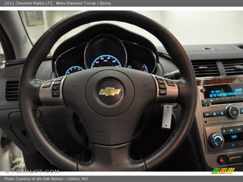 White Diamond Tricoat / Ebony 2011 Chevrolet Malibu LTZ