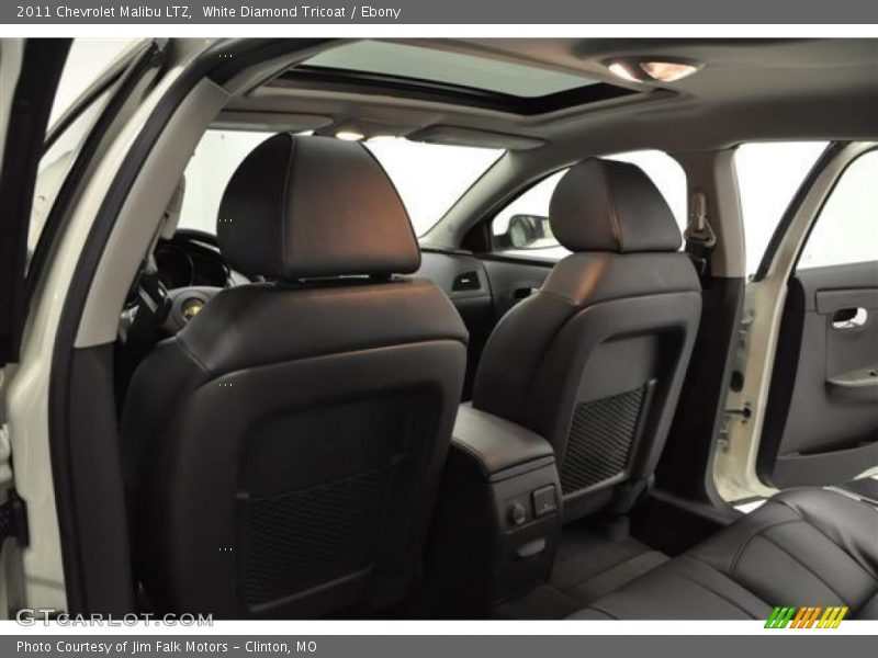 White Diamond Tricoat / Ebony 2011 Chevrolet Malibu LTZ