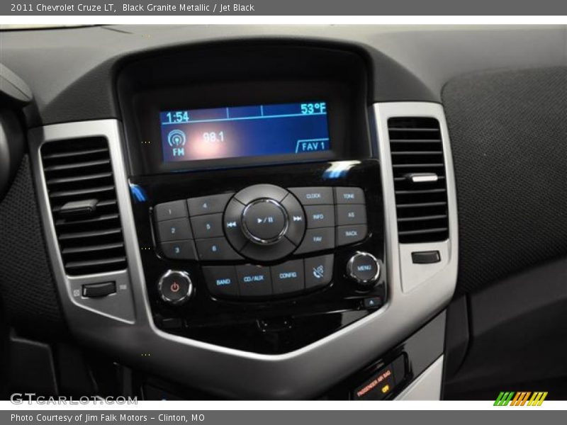 Black Granite Metallic / Jet Black 2011 Chevrolet Cruze LT
