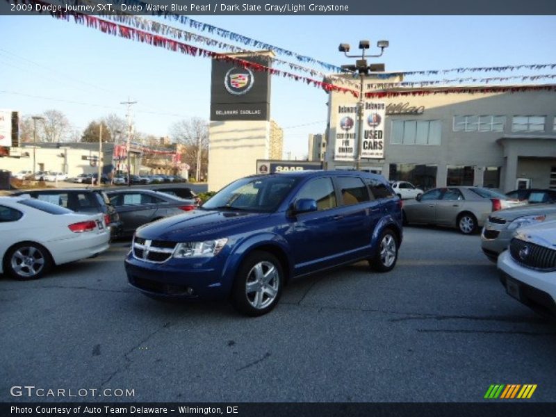 Deep Water Blue Pearl / Dark Slate Gray/Light Graystone 2009 Dodge Journey SXT