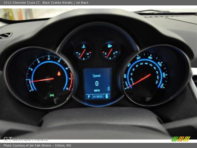 Black Granite Metallic / Jet Black 2011 Chevrolet Cruze LT
