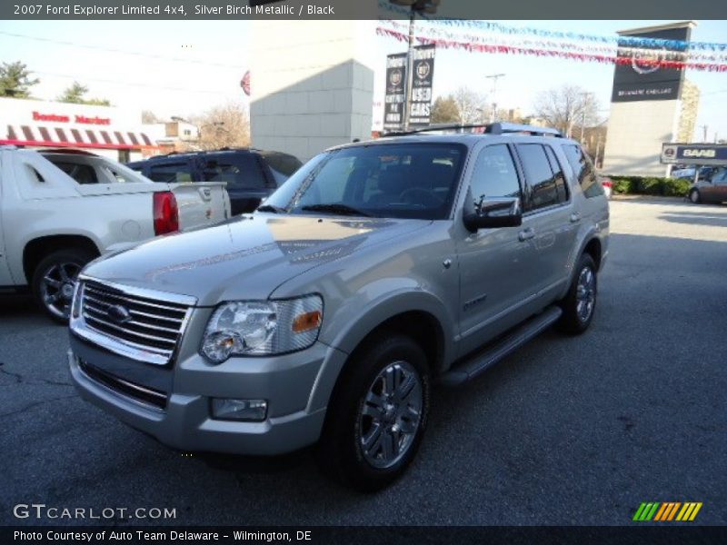 Silver Birch Metallic / Black 2007 Ford Explorer Limited 4x4