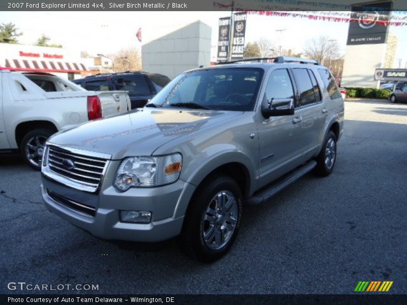 Silver Birch Metallic / Black 2007 Ford Explorer Limited 4x4