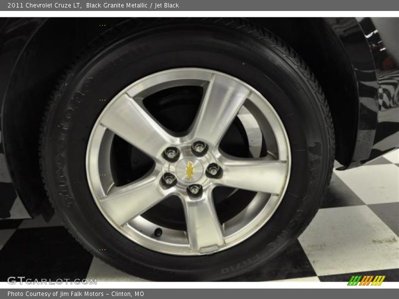 Black Granite Metallic / Jet Black 2011 Chevrolet Cruze LT