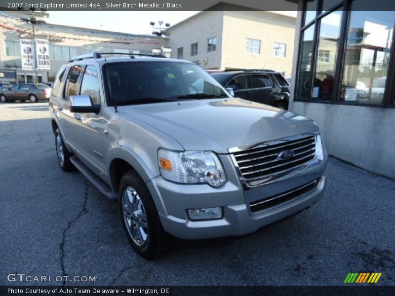 Silver Birch Metallic / Black 2007 Ford Explorer Limited 4x4