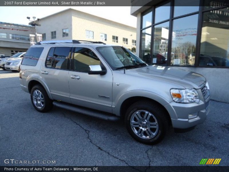 Silver Birch Metallic / Black 2007 Ford Explorer Limited 4x4