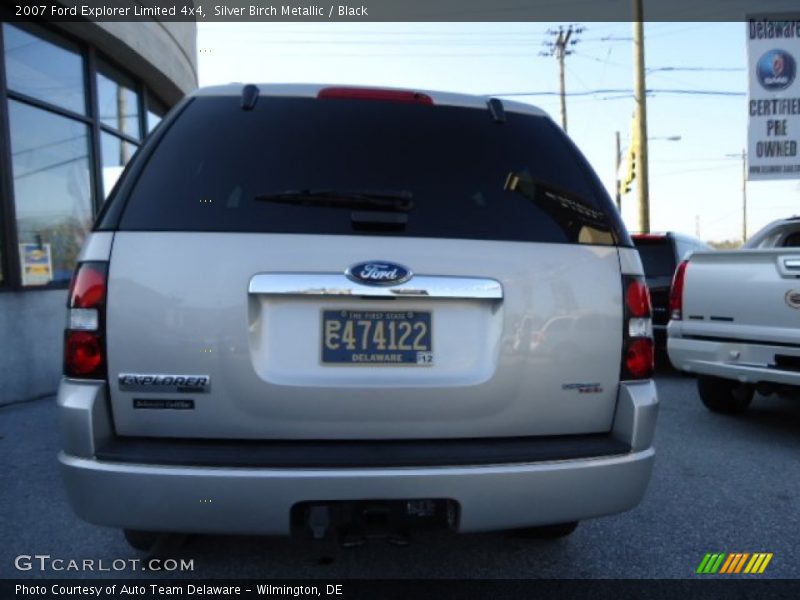 Silver Birch Metallic / Black 2007 Ford Explorer Limited 4x4