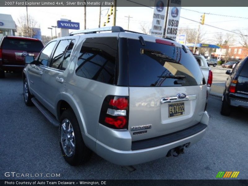 Silver Birch Metallic / Black 2007 Ford Explorer Limited 4x4