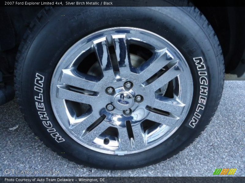 Silver Birch Metallic / Black 2007 Ford Explorer Limited 4x4