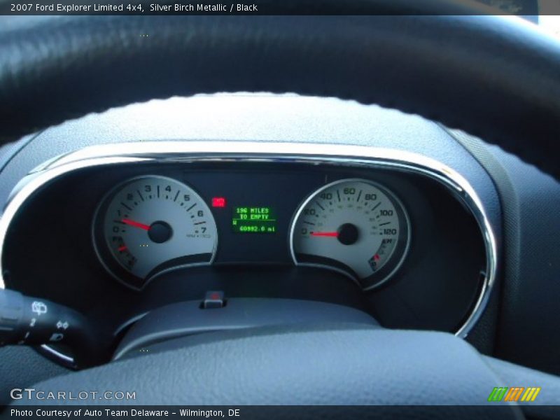 Silver Birch Metallic / Black 2007 Ford Explorer Limited 4x4