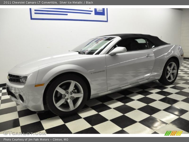 Silver Ice Metallic / Black 2011 Chevrolet Camaro LT Convertible