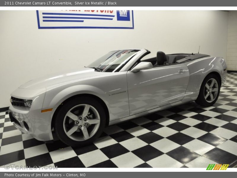 Silver Ice Metallic / Black 2011 Chevrolet Camaro LT Convertible