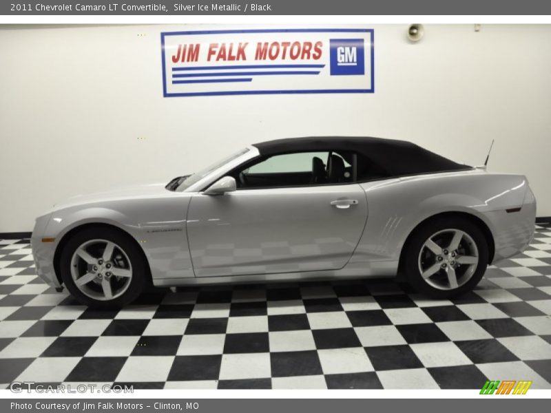 Silver Ice Metallic / Black 2011 Chevrolet Camaro LT Convertible