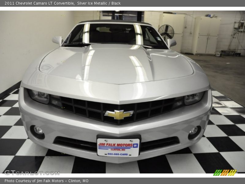 Silver Ice Metallic / Black 2011 Chevrolet Camaro LT Convertible