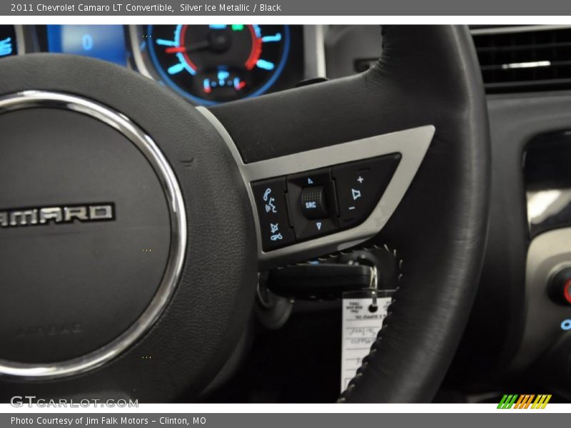 Silver Ice Metallic / Black 2011 Chevrolet Camaro LT Convertible