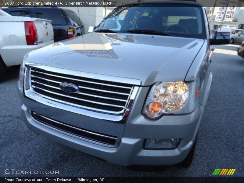Silver Birch Metallic / Black 2007 Ford Explorer Limited 4x4