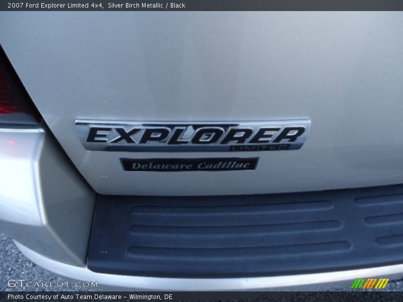 Silver Birch Metallic / Black 2007 Ford Explorer Limited 4x4