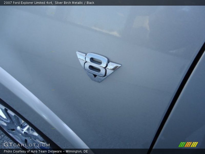 Silver Birch Metallic / Black 2007 Ford Explorer Limited 4x4