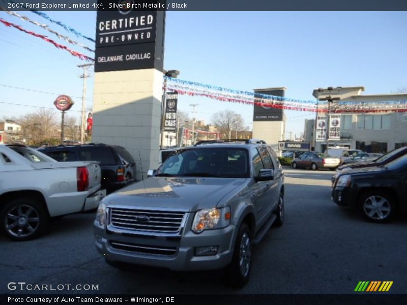 Silver Birch Metallic / Black 2007 Ford Explorer Limited 4x4