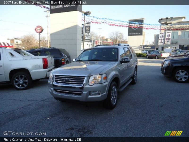 Silver Birch Metallic / Black 2007 Ford Explorer Limited 4x4